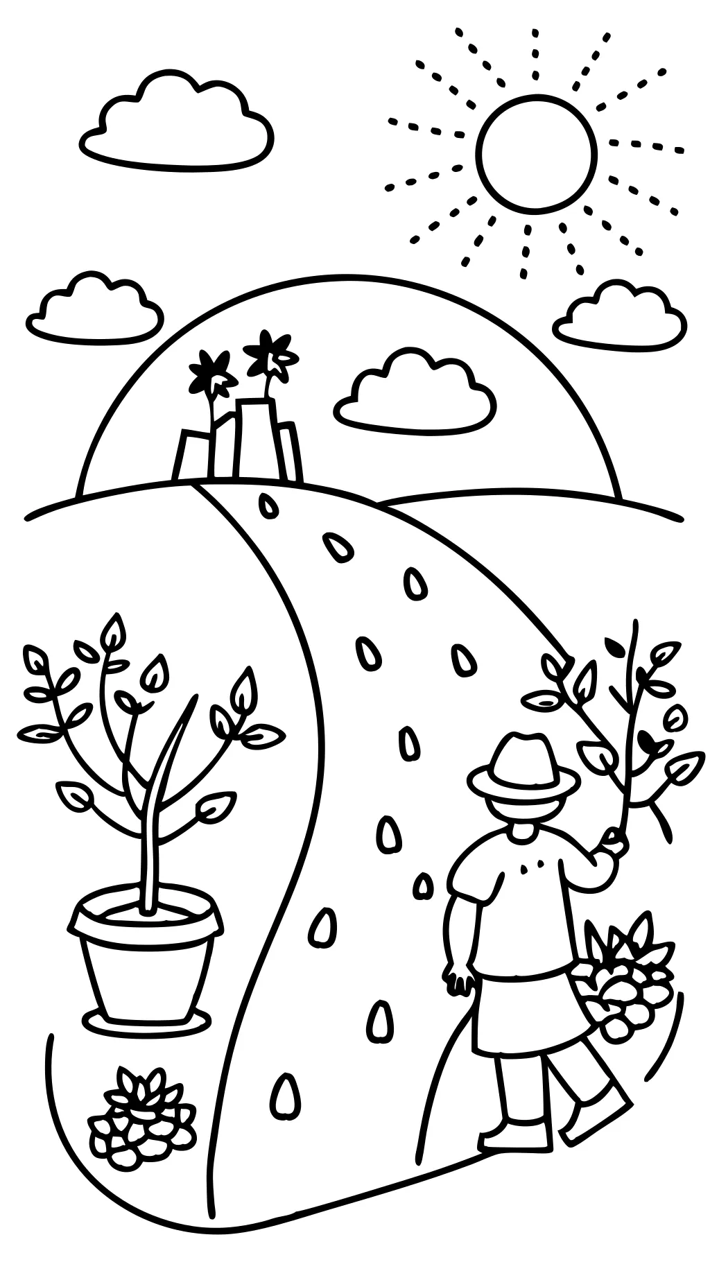 the parable of the sower coloring pages